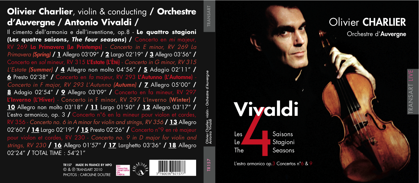 Olivier Charlier dans Vivaldi